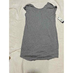 Gaiam Mindful French Terry Dress Grey Heather Dress Size M NWT Summer Beach Yoga